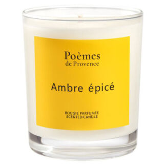 AMBRE EPICE Свеча ароматизированная POEMES DE PROVENCE