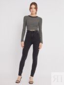 Джинсы силуэта Skinny с высокой посадкой zolla 02331711S022 фото 1