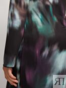 Облегающее платье длины макси с принтом Soft Focus Zolla
