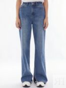 Высокие джинсы прямого силуэта с разрезами Zolla