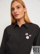 Рубашка удлинённого силуэта с поясом Zolla