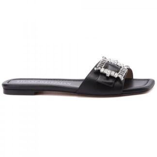 Босоножки Stuart Weitzman Shine buckle slide