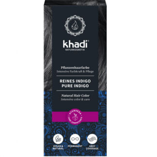 KHADI Органическая краска для волос "Черный индиго" 100 г