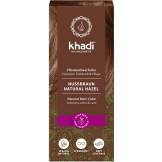 KHADI Органическая краска для волос "Орехово-коричневый" 100 г
