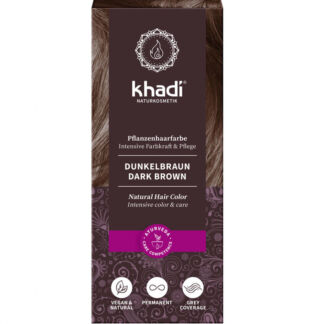 KHADI Органическая краска для волос "Темно-коричневый" 100 г