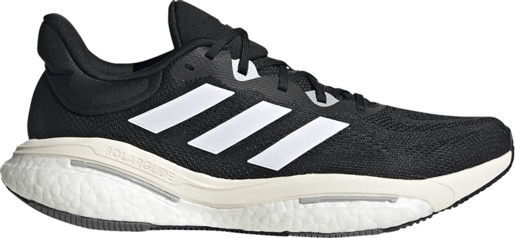 Кроссовки Adidas SolarGlide 6 'Black White', черный HP7631 | Black фото 1