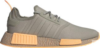 Кроссовки Adidas NMD_R1 'Grey Acid Orange', серый