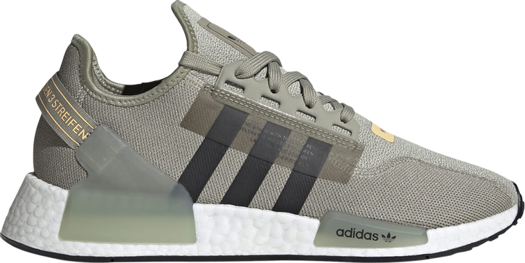 Кроссовки Adidas NMD_R1 V2 'Feather Grey Black', серый GY6164 | Grey фото 1