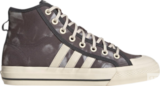 Кроссовки Adidas Nizza High RF 'Bleached - Grey Wonder White', серый