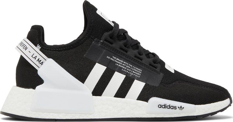 Кроссовки Adidas NMD_R1 V2 'Core Black White', черный GX6367 | Black фото 1