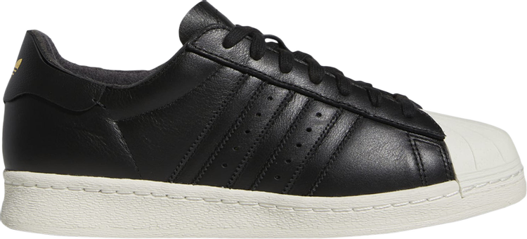 Кроссовки Adidas Superstar 82 'Black Off White', черный GW1799 | Black фото 1