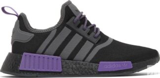 Кроссовки Adidas NMD_R1 'Black Active Purple', черный