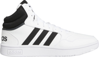 Кроссовки Adidas Hoops 3.0 Mid 'Black White', черный