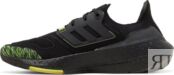 Кроссовки Adidas UltraBoost 22 'Black Solar Yellow', черный GX5915 | Black фото 3