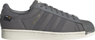 Кроссовки Adidas Superstar 'Grey Gold Metallic', серый