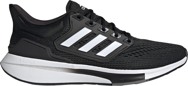 Кроссовки Adidas EQ21 Run 'Black White', черный GY2190 | Black фото 1