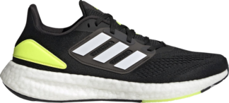 Кроссовки Adidas PureBoost 22 'White Solar Yellow', черный