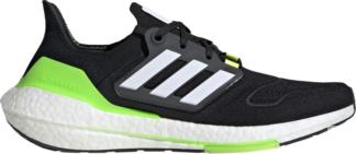 Кроссовки Adidas UltraBoost 22 'Black Solar Green', черный