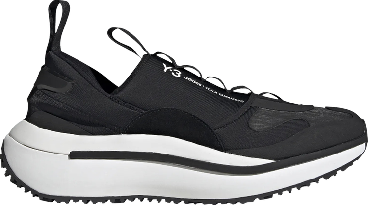 Кроссовки Adidas Y-3 Qisan Cozy 'Black White', черный H05692 | Black фото 1