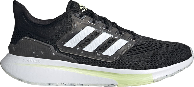 Кроссовки Adidas EQ21 Run 'Black Almost Lime', черный GZ4061 | Black фото 1