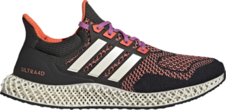 Кроссовки Adidas Ultra 4D 'Black Pulse Lilac', черный