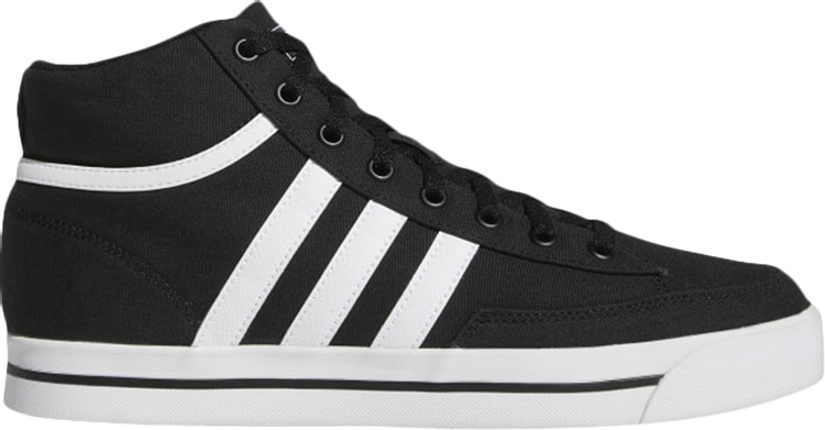 Кроссовки Adidas Retrovulc Mid Canvas 'Core Black White', черный GW8374 | Black фото 1