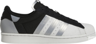 Кроссовки Adidas Superstar 'Black Silver Metallic', черный