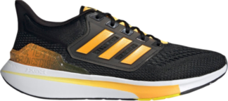 Кроссовки Adidas EQ21 Run 'Black Semi Solar Gold', черный