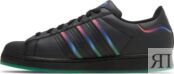 Кроссовки Adidas Superstar 'Black Green', черный GW1627 | Black фото 3