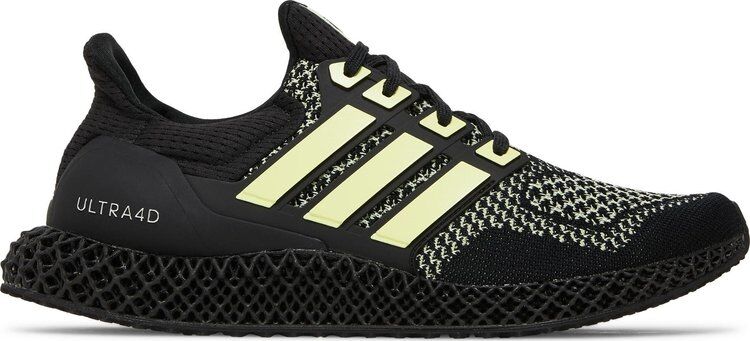 Кроссовки Adidas Ultra 4D 'Black Almost Lime', черный GZ4499 | Black фото 1