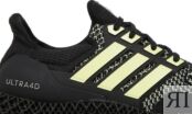 Кроссовки Adidas Ultra 4D 'Black Almost Lime', черный GZ4499 | Black фото 2