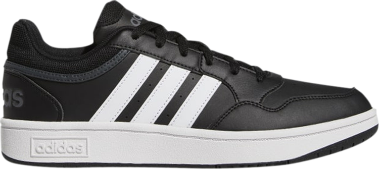 Кроссовки Adidas Hoops 3.0 Low 'Core Black Grey', черный GY5432 | Black фото 1