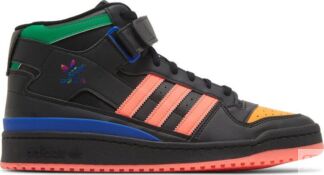 Кроссовки Adidas Forum Mid 'Black Multi', черный