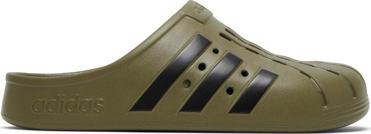 Кроссовки Adidas Adilette Clog 'Focus Olive', зеленый GZ1158 | Green фото 1