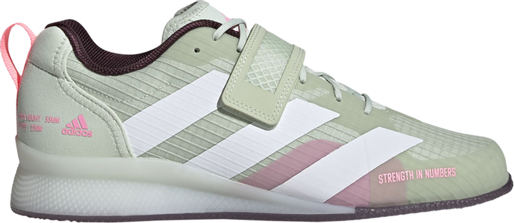 Кроссовки Adidas Adipower Weightlifting 3 'Linen Green Beam Pink', зеленый GY8925 | Green фото 1