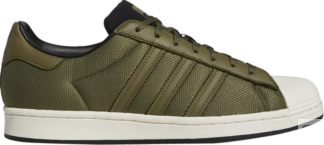 Кроссовки Adidas Superstar 'Focus Olive', зеленый