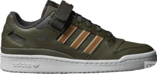 Кроссовки Adidas Forum Low 'Focus Olive Mesa', зеленый