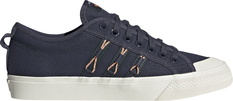 Кроссовки Adidas Nizza 'Shadow Navy Beam Orange', синий FZ5922 | Blue фото 1