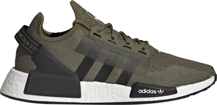 Кроссовки Adidas NMD_R1 V2 'Focus Olive', зеленый GW4708 | Green фото 1