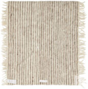 Серо-коричневый и Off-White шарф Momostenango Luna Del Pinal