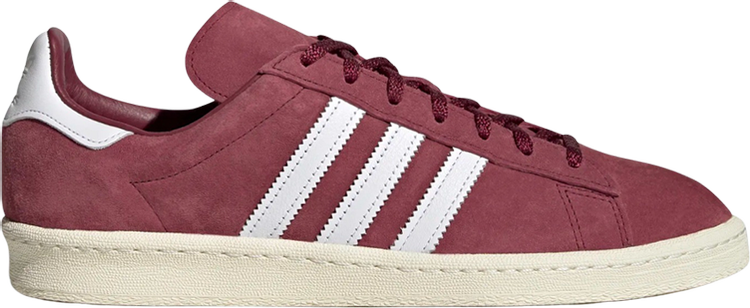 Кроссовки Adidas Campus 80s 'Burgundy Off White', красный FZ6152 | Red фото 1