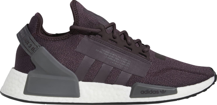 Кроссовки Adidas NMD_R1 V2 'Shadow Maroon', красный HQ2149 | Red фото 1