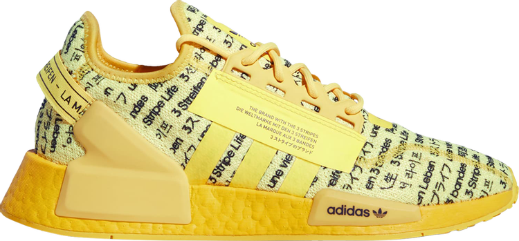 Кроссовки Adidas NMD_R1 V2 'All Over Print', желтый FZ6231 | Yellow фото 1