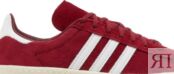 Кроссовки Adidas Campus 80s, бордовый/белый GX9404 | Red фото 2