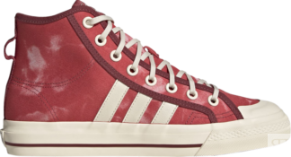 Кроссовки Adidas Nizza Hi RF 'Bleached - Crew Red Wonder White', красный