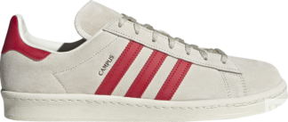 Кроссовки Adidas Campus 80s 'Off White Collegiate Red', кремовый