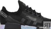 Кроссовки Adidas NMD_R1 V2 'Black Speckled', черный GX5164 | Black фото 2