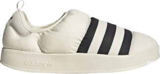 Кроссовки Adidas Puffylette 'Off White Black', кремовый