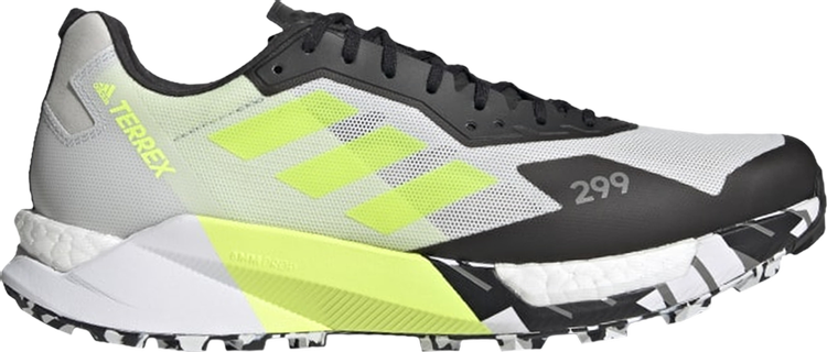 Кроссовки Adidas Terrex Agravic Ultra Trail 'Grey Solar Yellow', серый FY7629 | Grey фото 1