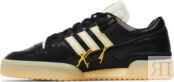 Кроссовки Adidas Forum 84 Low Premium 'Black Easy Yellow', черный FZ3773 | Black фото 3